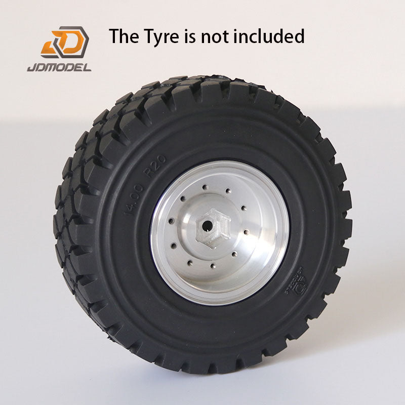 Metall-Hinterradnaben vorne für JD Model 1/14 RC Rally Truck Radio Control Crawler Klettern Elektroauto Baufahrzeug