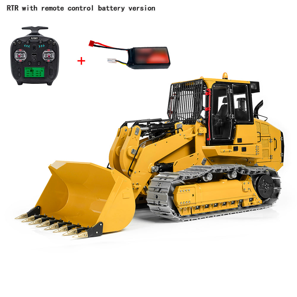 TOUCAN RC HOBBY LESU 1/14 973K Hydraulic RC Tracked Loader Metal Remote Control Car Construction Vehicle Simulation Model Kits/PNP/RTR