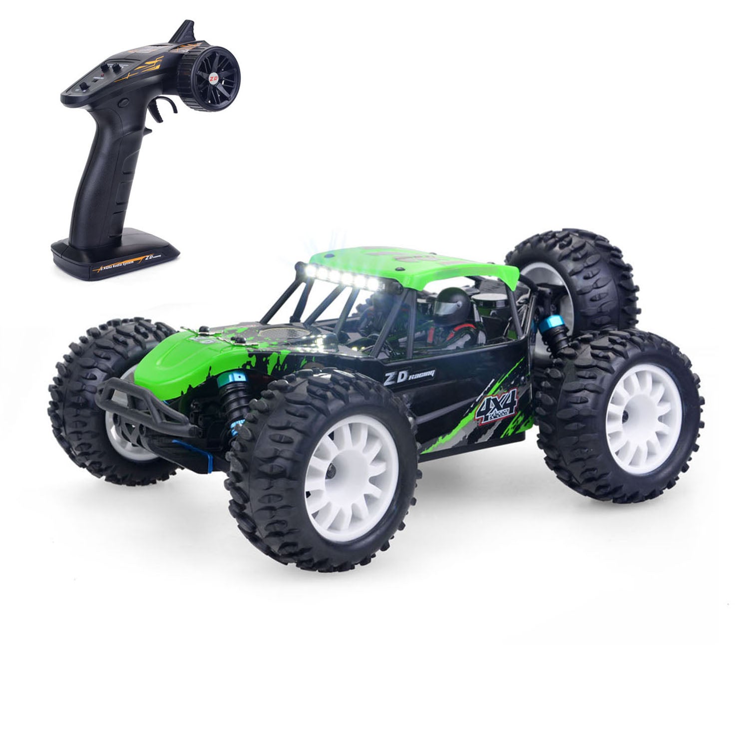 Desert Rc 4WD RC Desert Buggy DTK-16 ZD Racing 1/16 2.4GHz Remote Control Off Ro ...