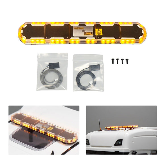 Warnleuchte LED 5V-6V Kunststoff-Dachlampe für 1/14 DIY TAMIYA Fernbedienung Traktor LKW RC Hydraulik Dumper Modell LKW Auto