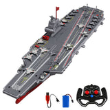 2.4GHz RC High Speed Boat Remote Control Aircraft Carrier Warship S19 Electric Water Toys RTR Battery Dual Motor USB Charge