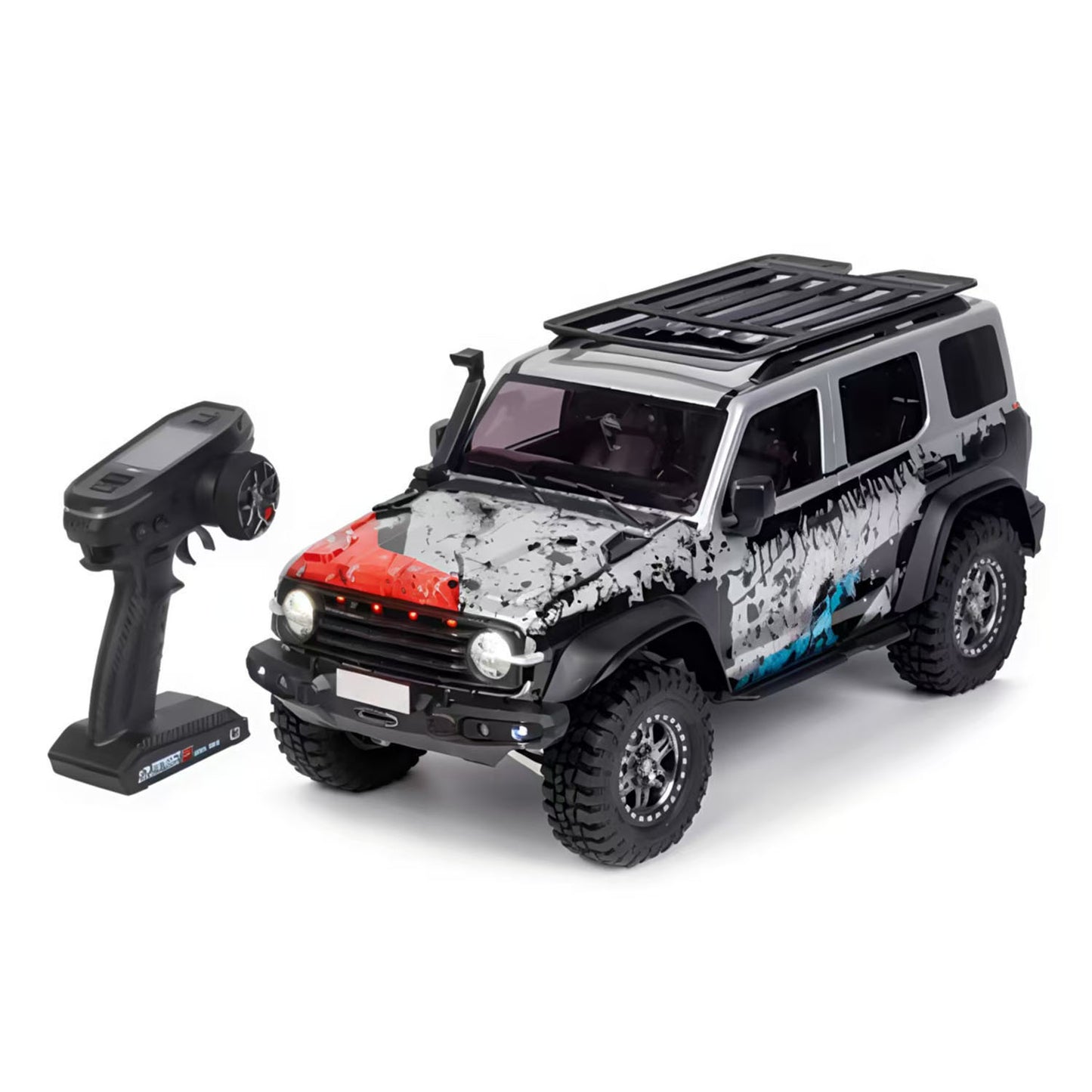TRACTION HOBBY 1/8 RC Climbing Car Tank 300 Special Edition 4WD Crawler Off Road Vehicle Axle Lock Brushed Motor DDF 350 Radio
