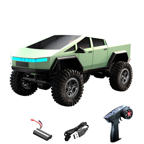 1/18 2.4G Remote Control Rock Crawler Car RC Climbing Car 4*4 Vehicle RTR 2Speed Gearbox 370 Brushed Motor Battery LED Light