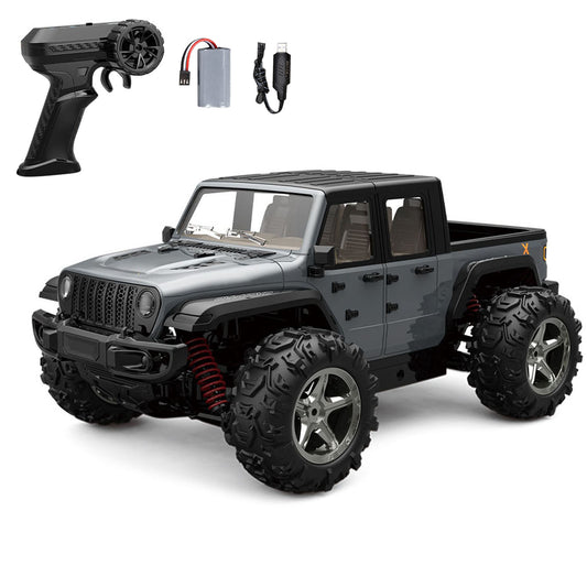 1/20 RC Hochgeschwindigkeits-Pickup-Truck C8819 4WD 2.4G Fernbedienung Geländewagen Heberad LED-Leuchten Motor Betriebsbereites Auto