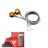LED 2.2-3V Marker Lamp Plastic Head Light 1 Pair for DIY TAMIYA 1:14 RC Tractor Truck Model King Hauler Tipper Car Accessories