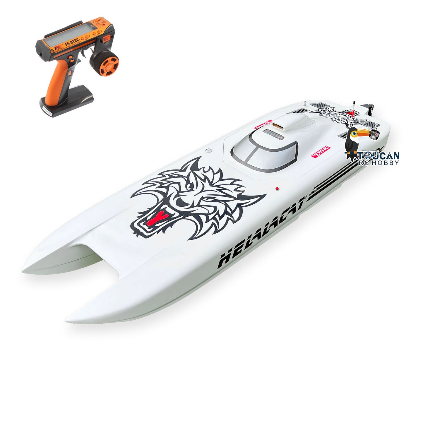 G30E 30CC Fiberglas 70KM/H Benzin Racing ARTR RC Boot W/GT3C Funksystem Motor Propeller Servo