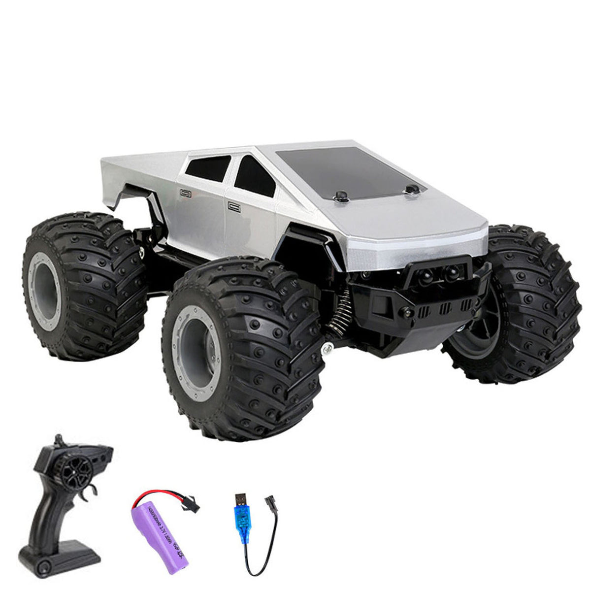 TOUCAN RC HOBBY 1/24 2.4GHz RC Pickup Truck 4*4 Wireless Control Off Road Vehicle Rock Crawler Car Q208 Ready to Run Transmitter LED Lights