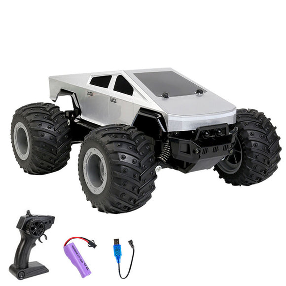 1/24 2.4GHz RC Pickup Truck 4*4 Wireless Control Off Road Vehicle Rock Crawler Car Q208 Ready to Run Transmitter LED Lights
