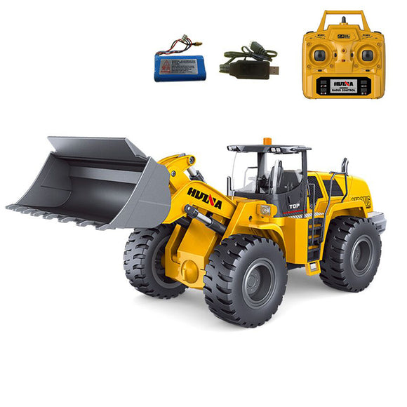 1/14 HUINA Toys 2.4G Radio Controlled Loader 1583 Electric Lifting System Lights Sound RC Construction Vehicles Assembled