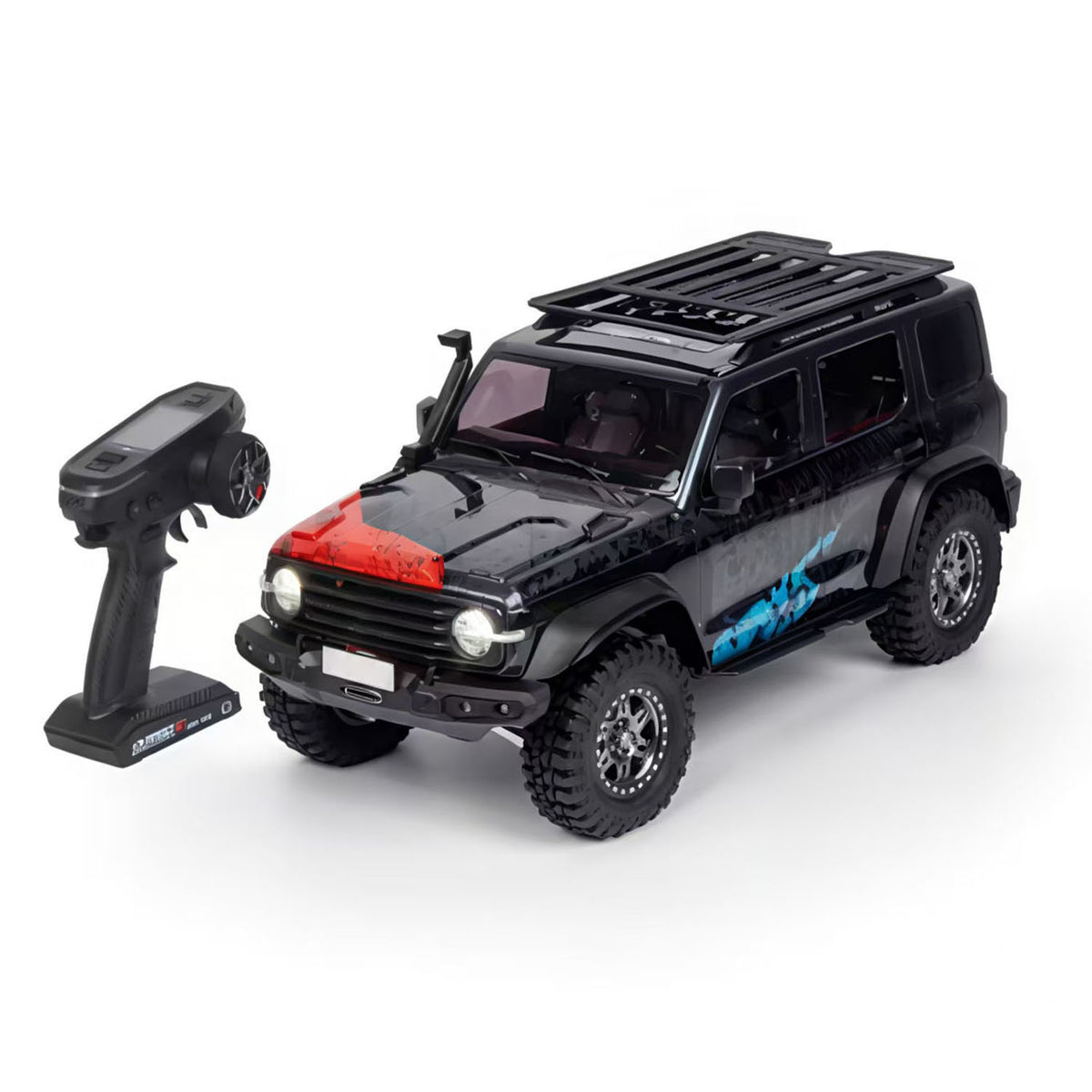 1/8 RC Crawler Tank 300 Gedenkausgabe 4WD Fernbedienung Geländewagen Achsensperre Bürstenmotor ESC Leichtmetallarm