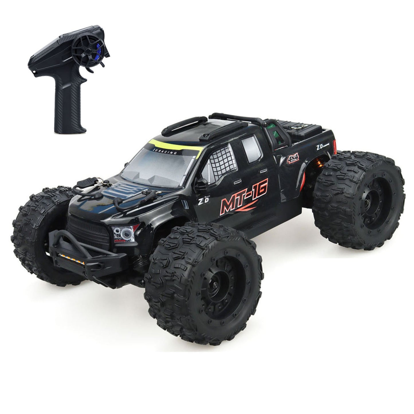 1/16 ZD Racing MT16 RC Truck 4x4 Remote Control Off Road Vehicle 2845 Brushless Motor 35A ESC Battery RTR Model Car