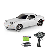 1/18 LDRC 2.4G Radio Control Drift Car Model 4*2 Racing Vehicle Linear Speed 10KM/H Flip Light Battery Motor USB Charge Toys