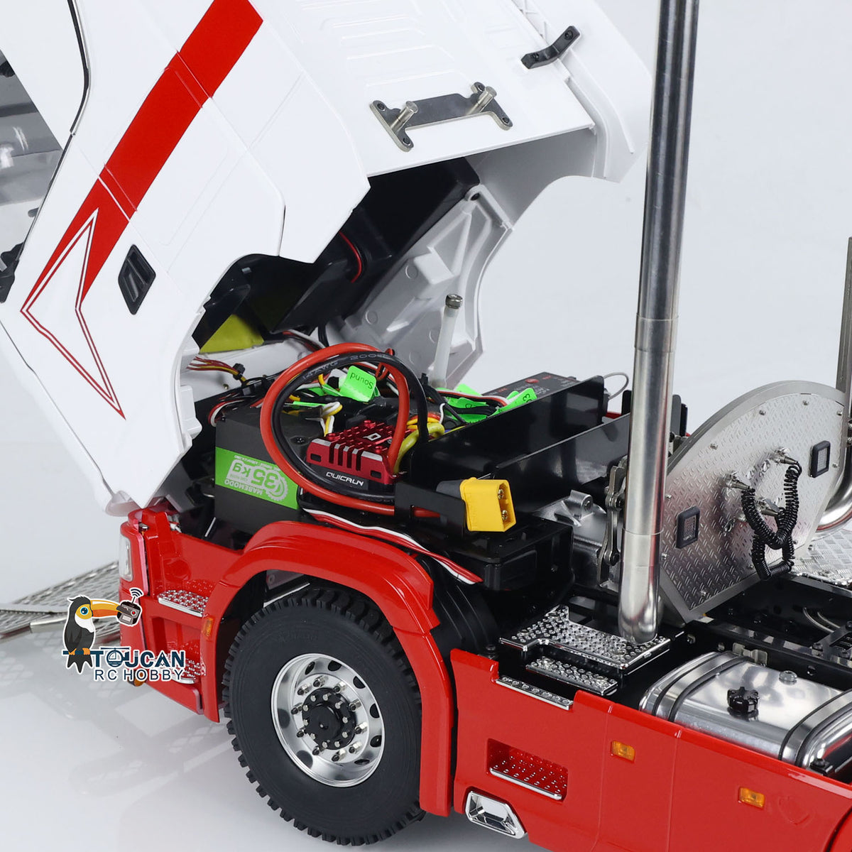 1/14 6x6 RC truck engine sound module speaker and smoking unit