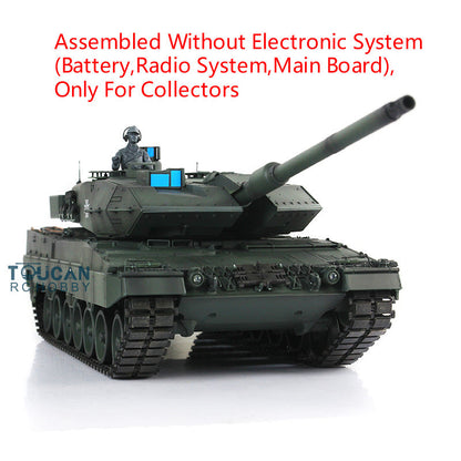 Henglong 1/16 Plastic German Leopard 2 A6 Static Tank 3889 Decorative Collection Display Model Without Electronic System