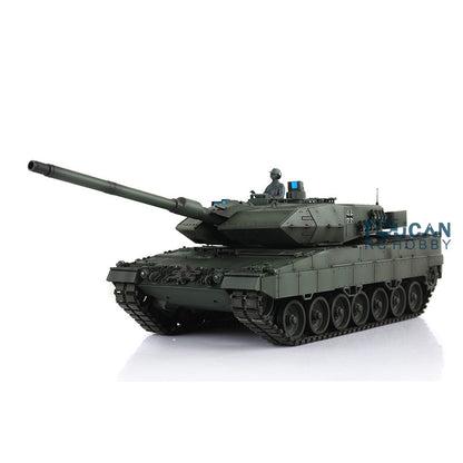 Henglong TK7.0 Leopard2A6 im Maßstab 1/16, fahrbereit, ferngesteuerter BB-IR-Panzer, 3889 Lauf, Rückstoß, Metallkette, Gummi, Rauchgeräusch