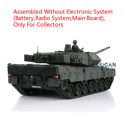 Henglong 1/16 Plastic German Leopard 2 A6 Static Tank 3889 Decorative Collection Display Model Without Electronic System