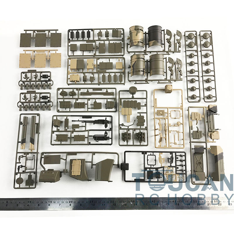 Plastic Tracks Sprockets Idler Road Wheels Accessories Pack For HL 1/16 Russian T90 3938 RC Vehicle Tank Replacement Parts