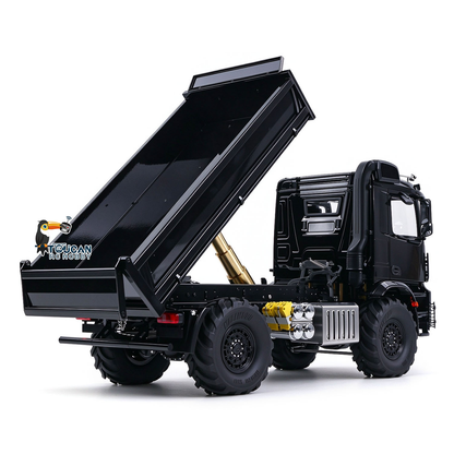 TOUCAN RC HOBBY MD 3363 1/14 4x4 Metal RC Dumper Remote Control Hydraulic Tipper 2Speed Gearbox Differential Locks ST8 Remote Controller for Adults