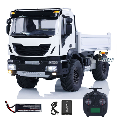 Metall 4x4 1/14 RC Hydraulischer Dumper Elektro-LKW Ferngesteuerter Kipper Dumper Auto Hobbymodelle DIY PNP Sonderversion