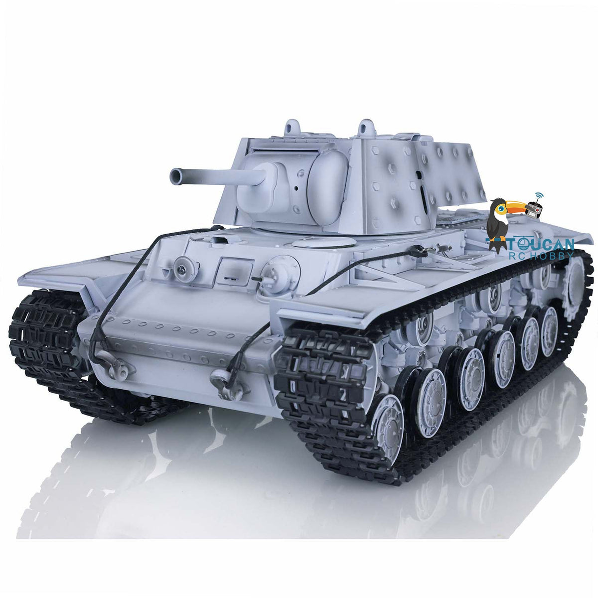 Henglong 1/16 TK7.0 Plastic Soviet KV-1 RTR RC Tank 3878 Military Vehicle Light Sound Smoke BB Unit Infrared Combat System