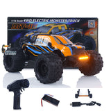 1/16 ZD Racing MT16 RC Monster Truck 4x4 Remote Control Off Road Vehicle 2845 Brushless Motor 35A ESC Battery RTR Model Car