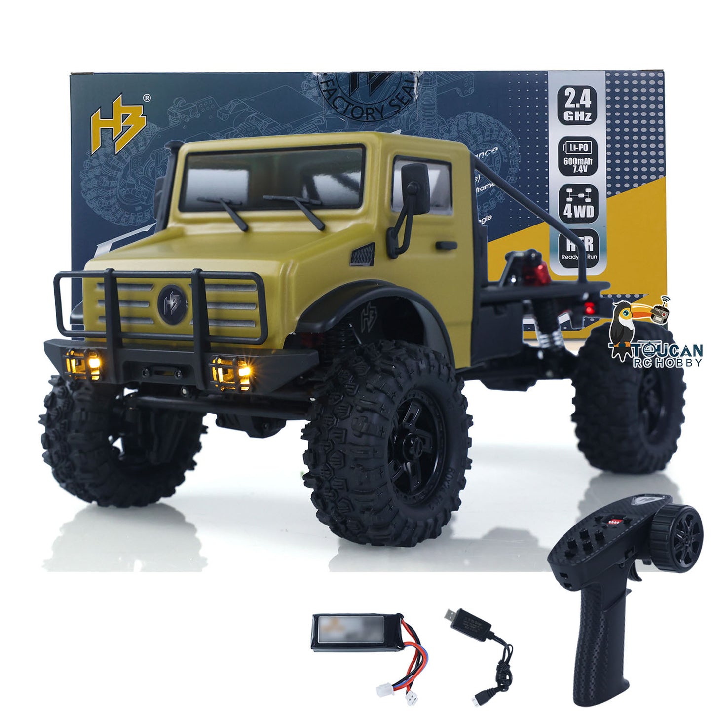 CR18P V3 THunter 1/18 RC Kletterauto 2,4G Drahtlose Steuerung 4WD Rock Crawler Auto Hobbywing Bürstenloser Motor ESC RTR LED-Leuchten