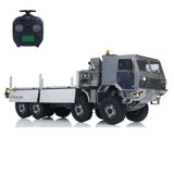 T815 3Speed 1/14 RC Off Road Military Truck Metal Body Remote Control 8*8 Transport Vehicle Flysky ST8 Radio Light Sound