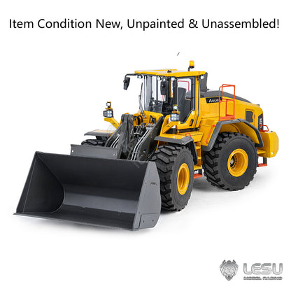 TOUCAN RC HOBBY LESU 1/14 Hydraulic RC Wheel Loader L220H Metal Model 4WD Brushless Motor 2 Speed Drive Differential Lock Quick Release Bucket Sound