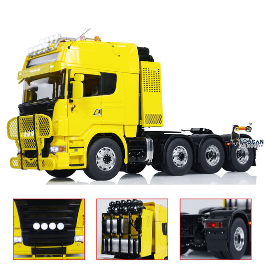TOUCAN RC HOBBY  Metal Chassis 1/14 RC Tractor Truck 8X8 Radio Control Car Model Light Sound