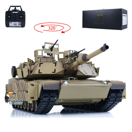 Tongde 1/16 Abrams M1A2 RC Infrarot-Kampfpanzer SEP TUSK II Elektrischer Panzer Infrarot-Kampfsystem Hobbymodell 67,5 * 23 * 19 cm