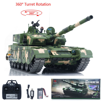 Henglong 1/16 TK7.0 3899A China ZTZ 99A MBT RTR RC Tank Model 360 Degrees Turret Barrel Recoil IR Smoke Metal Tracks Sprockets Idlers Road Wheels