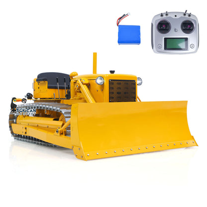 In Stock TOUCAN RC HOBBY MD D7 1/14 Metal RC Hydraulic Bulldozer Construction Vehicle Brushless ESC Flysky Remote Controller RTR Model for Adults