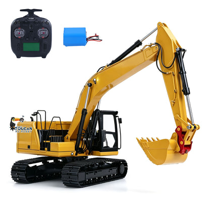 TOUCAN RC HOBBY 320 Metal 1/14 RC Digger Remote Control Hydraulic Excavator Engineering Vehicle Brushless Motor ESC for Model Enthusiasts