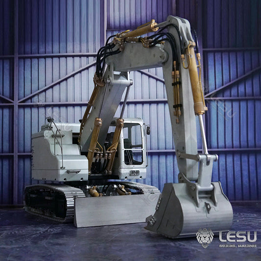 In Stock TOUCAN RC HOBBY LESU AOUE ET26L 1/14 Metal RC Hydraulic Excavator B0012 Remote Controlled Construction Vehicle Light System Simulated GPS for DIY Hobby Collectors