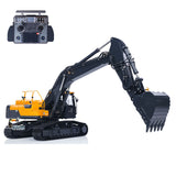 Super Frog Metal 1/14 Remote Control Hydraulic Excavator E400 Pro 9CH Valves 2Arms RC Digger 3 Pump Frsky XE Radio No Battery