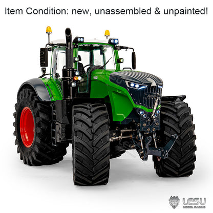 TOUCAN RC HOBBY 1/14 4*4 Brand New LESU AOUE 1050 Metal Hydraulic RC Tractor Remote Control Car Model Kits Unassembled Simulation Vehicle Sound Light