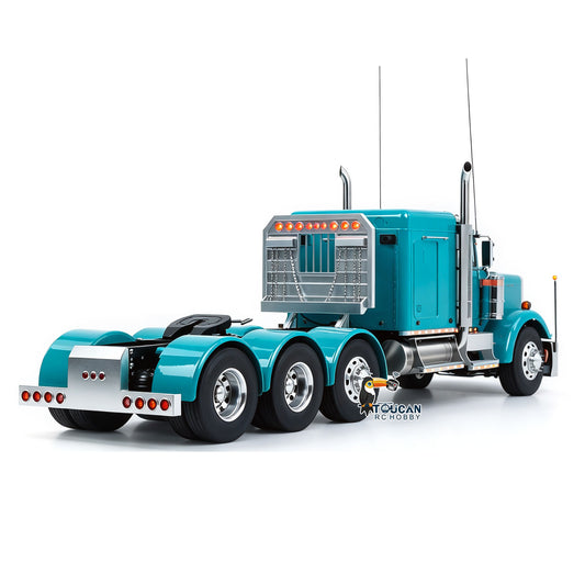TOUCAN RC HOBBY 8X6 Metal Chassis 1/14 RC Tractor Truck 56344 Grand Hauler Lorry Brushless Motor ESC Mid Lift Axle Lock RTR Smoke Radio