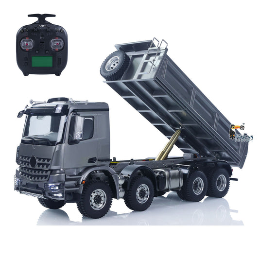 In Stock TOUCAN RC HOBBY MD BZ 3363 8*8 1/14 RC Hydraulic Dump Truck 2Speed Remote Control Tipper Hobbywing 1060 ESC Flowing Water Light Flysky ST8 Radio