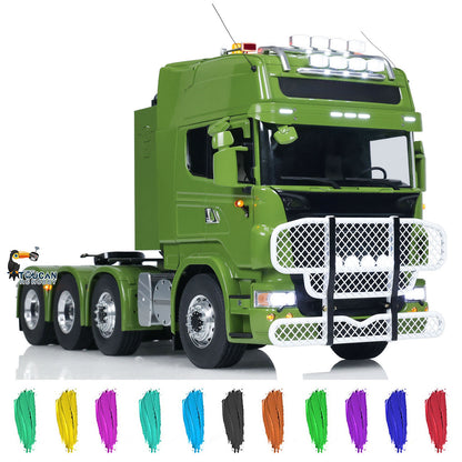 TOUCAN Lackiertes, zusammengebautes 8X8-Metall-Schwerfahrgestell 1/14 RC-Sattelzug-Funksteuerungsauto-Modell mit Licht und Ton