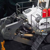 Pre-Order SFrog 1/14 Metal RC Hydraulic Bulldozer LR776 3way Blade 7CH Valve Automatic Grease System Electric Wipers FrSky X20R Radio