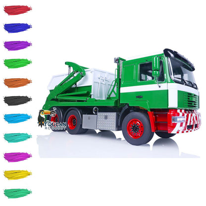JXMODEL Metall lackiert 1/14 6 * 4 RC Hydraulischer Muldenkipper Ferngesteuerter Absetzkipper Kipper Schwenkarm RTR VL18U F2000 