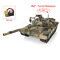 Henglong 1/16 TK7.0 Plastic Russian T90 RTR RC Tank 3938 with 360 Degrees Turret Smoke Sound Light BB Infrared Combat