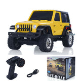 2.4G 1/36 Remote Control Rock Crawler RC Off Road Car 4*4 RTR Model Vehicle Light Battery Radio Mini Toy for Children Gifts