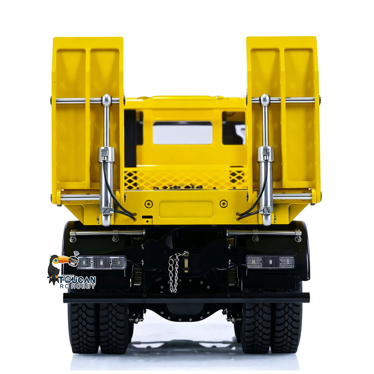 1/14 8x4 Metall RC Hydraulische Abschleppwagen Fernbedienung Rettungsfahrzeuge Emulierte Spielzeugauto Geschenk für Kinder Erwachsene PNP