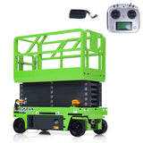 CUT Model 1/14 Radio Control Hydraulic Aerial Work Platform 25.6Inches Lift Height Metal Construction Vehicle TOUCAN Painting