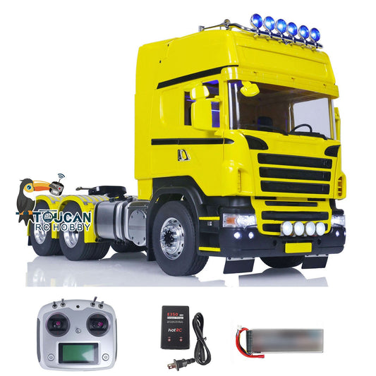 TOUCAN RC HOBBY  1/14 RC Tractor Truck DIY 6x6 Remote Control Cars Painted Model Sound Light