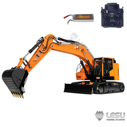 TOUCAN RC HOBBY Metal LESU 1/14 RC Hydraulic Equipment Excavator ET26B 2 Arms Remote Controlled Digger DIY Car Assembled Painted Model