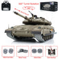 Henglong 1/16 TK7.0 IDF Merkava MK IV RTR RC Tank 3958 with 360 Degree Turret Barrel Recoil BB IR Smoke Metal Gearbox Tracks Sprockets Idlers Wheels