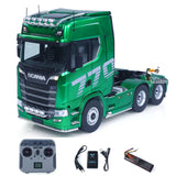 KABOLITE 1/14 770S 100 RC Tractor Truck 6x6 Remote Control Lorry Car 2Speed Gearbox Differential Lock Battery Radio RTR Model