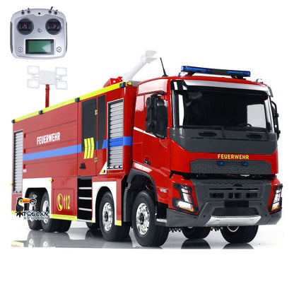TOUCAN RC HOBBY 1/14 FMX 8*4 PS0003 RC Extinguisher Truck Remote Control Fire Fighting Vehicles Car Lights Sounds Ready to Run Model DIY